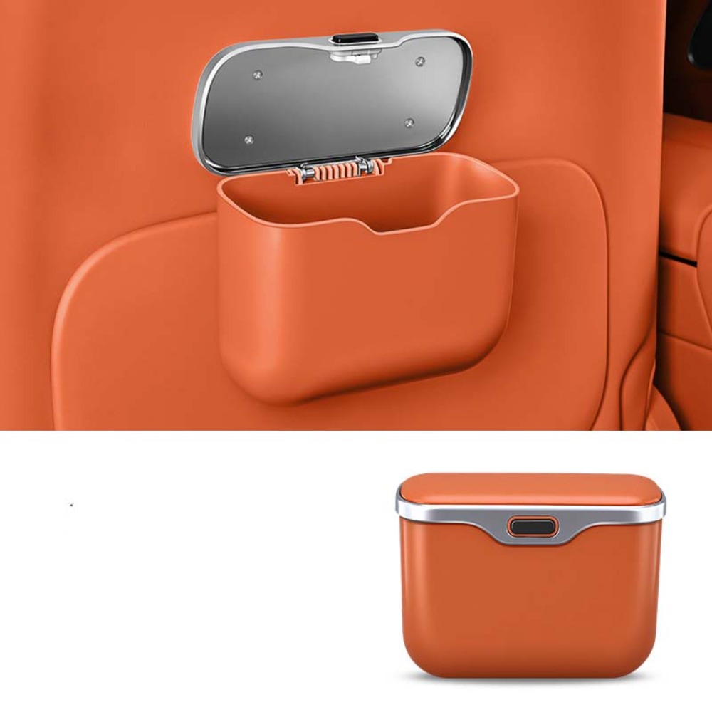 Waterproof Car Trash Can With Lid - Tempat Sampah Mobil Multifungsi dengan Tombol