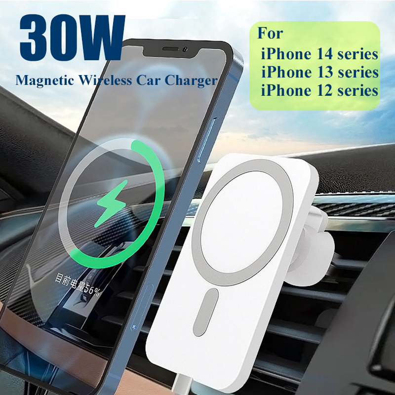 Wireless Car Charger Mount Fast Charging - Pengisi Daya Nirkabel Pemegang Telepon Mobil