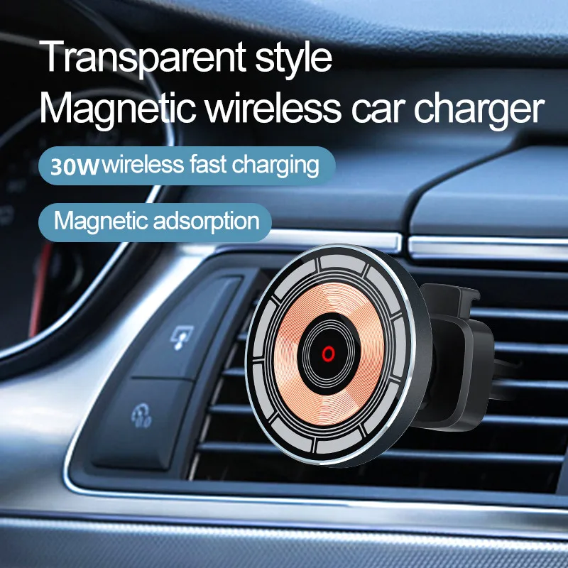 Pengisi Daya Nirkabel Magnetik - Wireless Car Charger Mount Fast Charging ulasan dan harga
