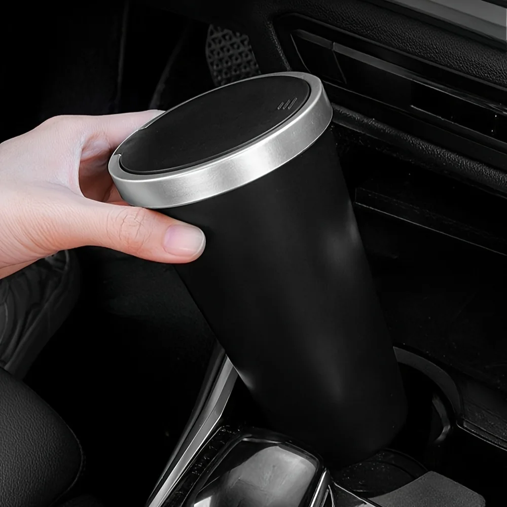 Tempat Sampah Mobil Mini Anti  - Waterproof Car Trash Can With Lid ulasan dan harga