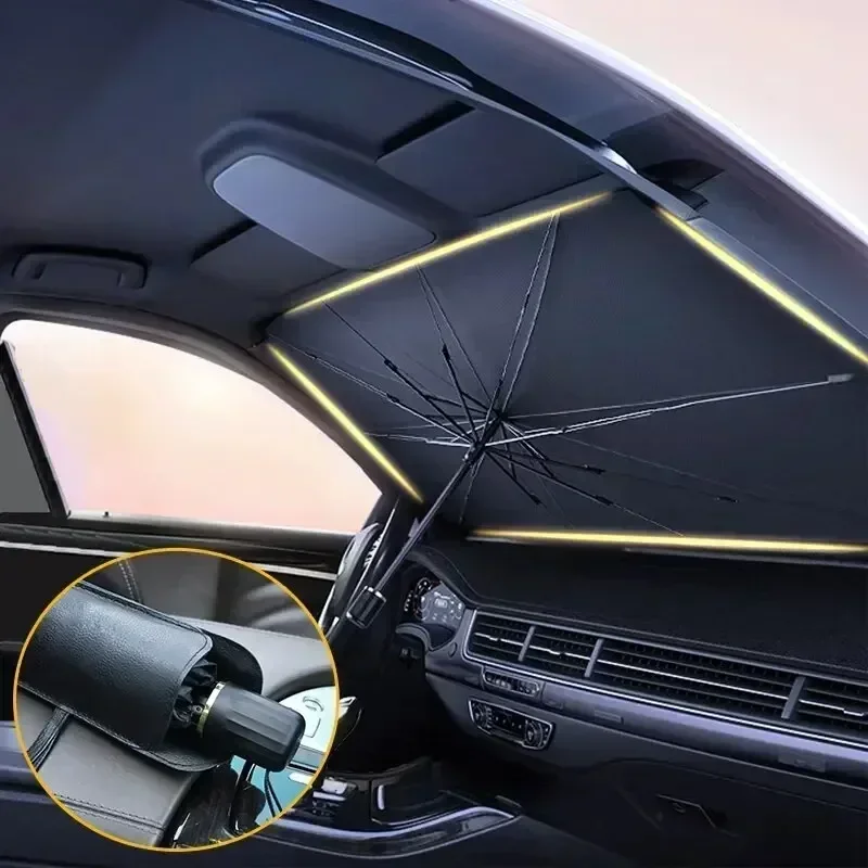 Pelindung Matahari Mobil yang  - Car Sunshade Windshield Umbrella Foldable ulasan dan harga