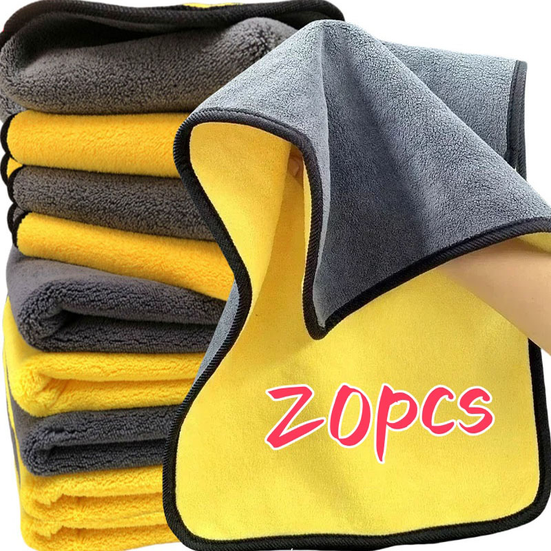 Handuk cuci mobil, kain serat  - Microfiber Car Drying Towel Super Absorbent ulasan dan harga