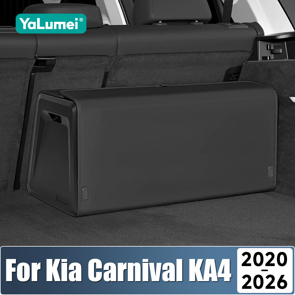 Untuk Kia Carnival Sedona KA4  - Car Trunk Organizer Foldable Storage Box ulasan dan harga