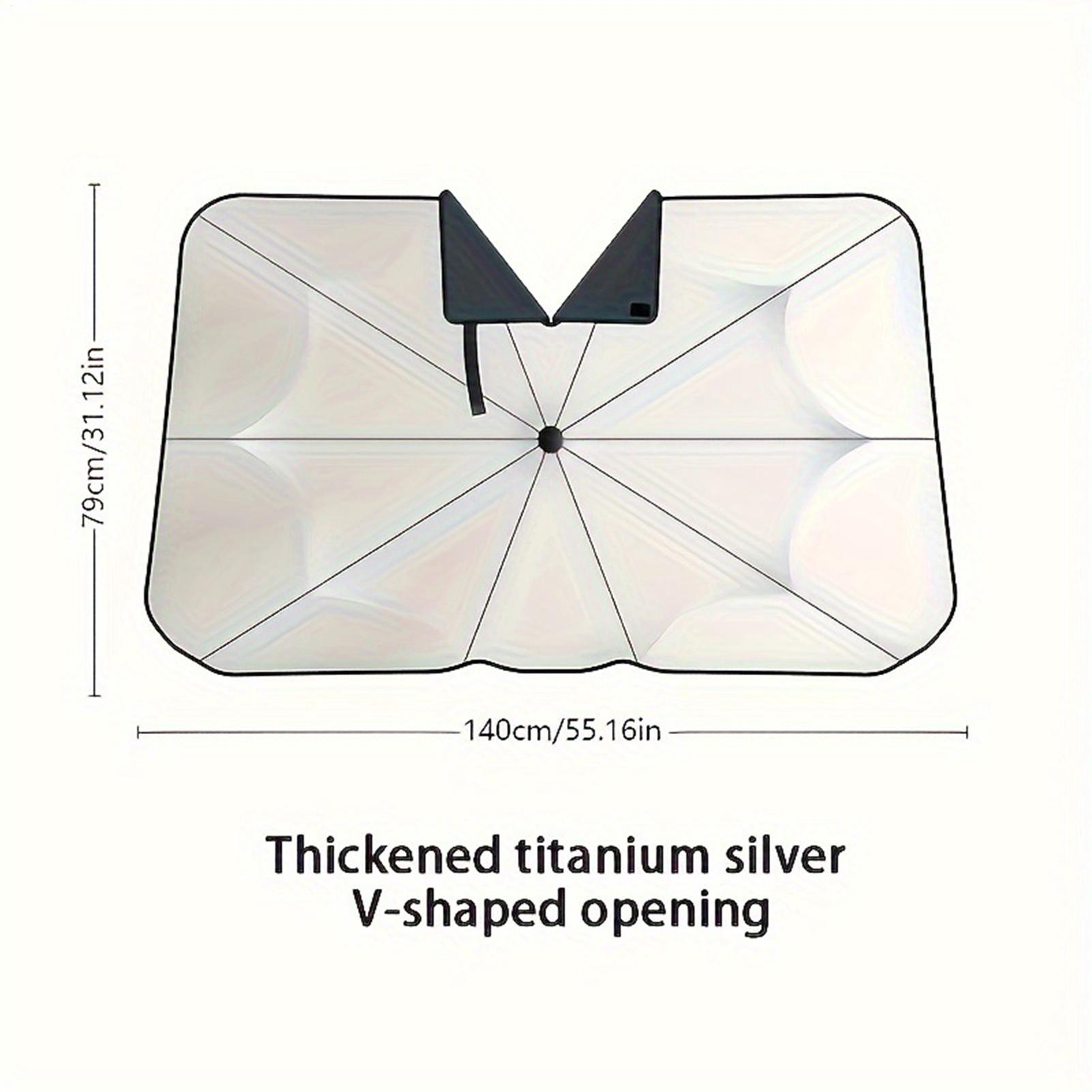 Payung Pelindung Matahari Mobi - Car Sunshade Windshield Umbrella Foldable ulasan dan harga