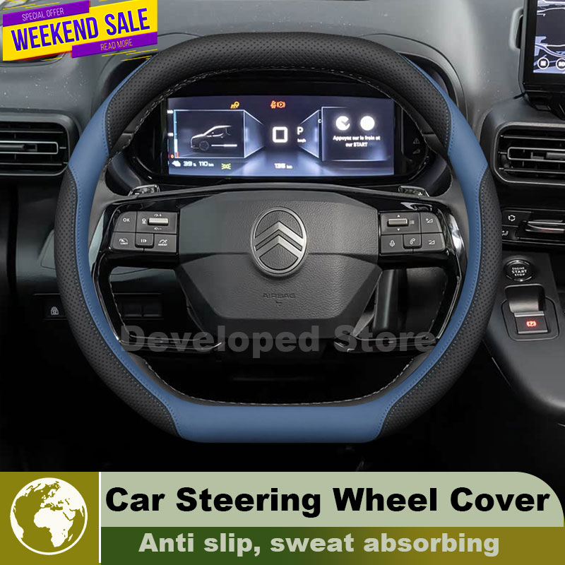 Penutup Roda Kemudi Mobil Kuli - Car Steering Wheel Cover Anti Slip Breathable ulasan dan harga