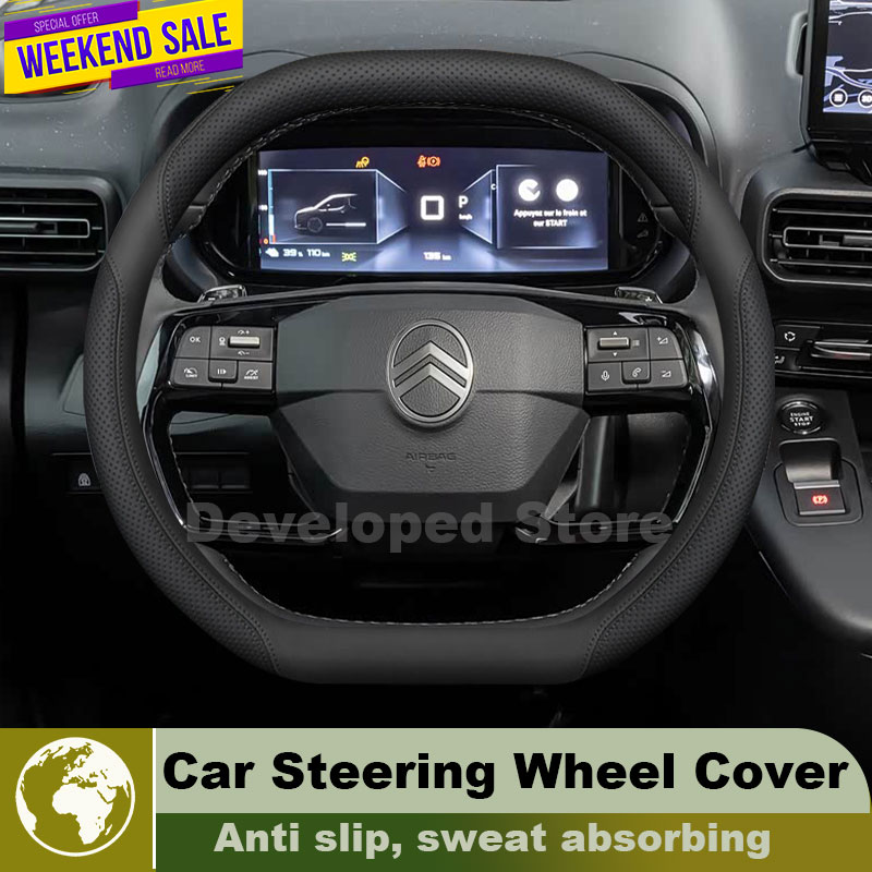 Penutup Roda Kemudi Mobil Kuli - Car Steering Wheel Cover Anti Slip Breathable ulasan dan harga