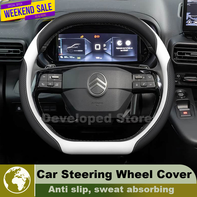 Penutup Roda Kemudi Mobil Kuli - Car Steering Wheel Cover Anti Slip Breathable ulasan dan harga