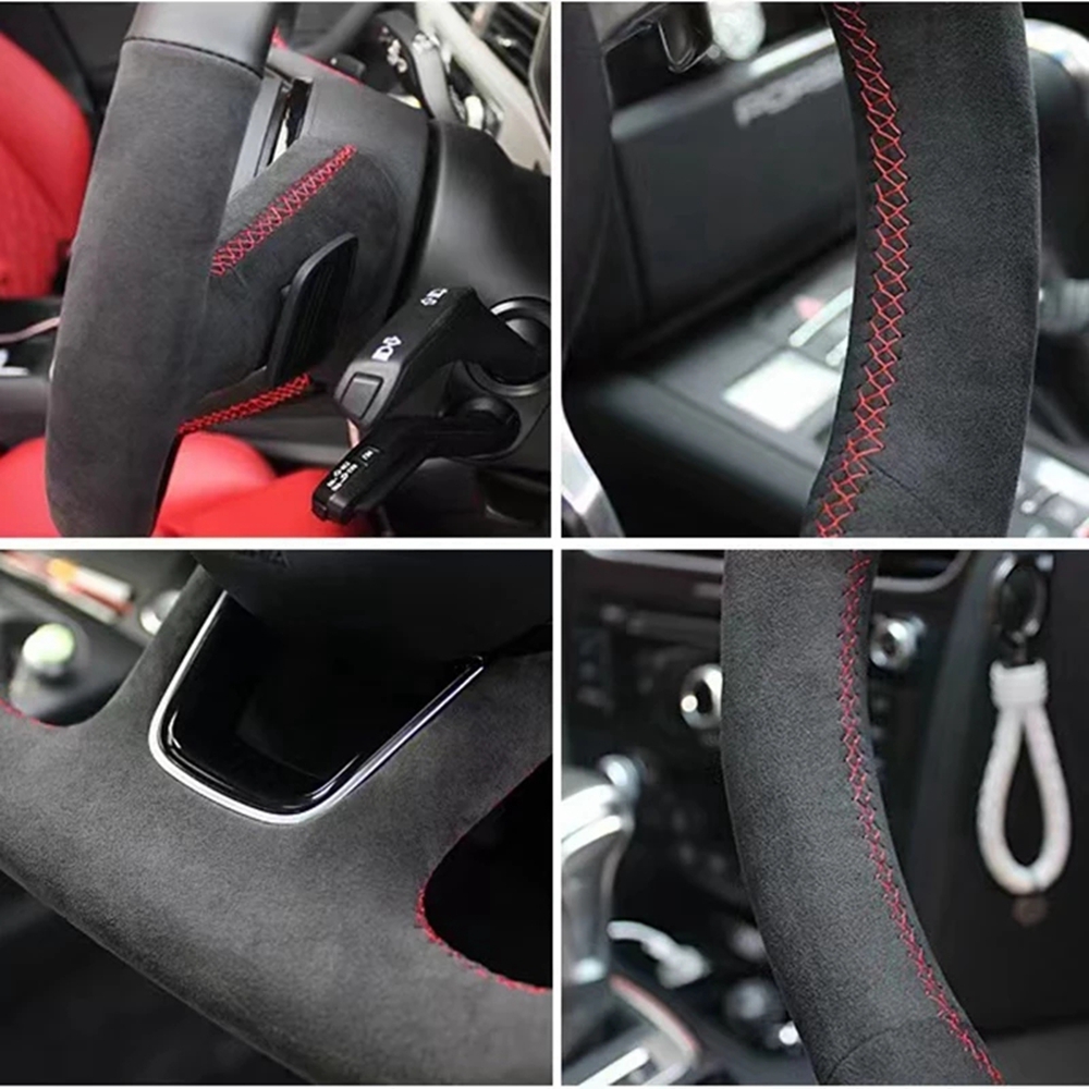 Sarung Setir Mobil Kulit Lunak - Car Steering Wheel Cover Anti Slip Breathable ulasan dan harga