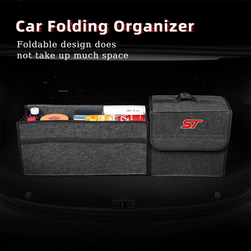 Tas Organizer Bagasi Mobil Kot - Car Trunk Organizer Foldable Storage Box ulasan dan harga